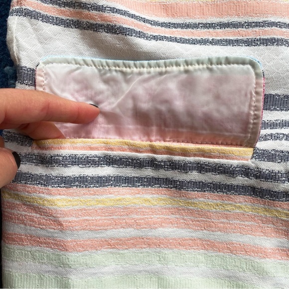 🌷 ALBA MODA WHITE MULTI STRIPE SPRING JACKET! - Picture 11 of 15